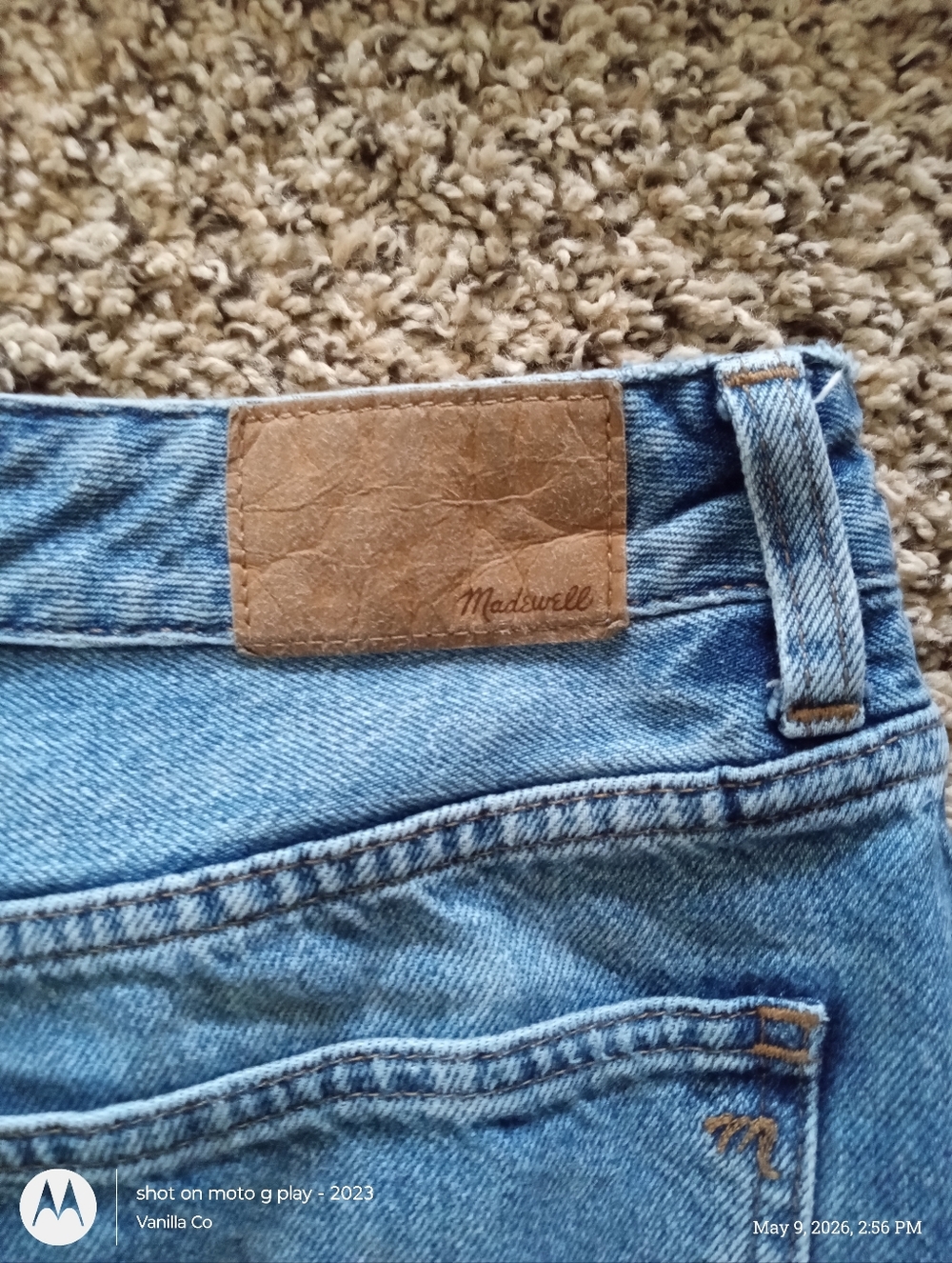 Madewell Women's Curvy Baggy Straight Leg Jean Blue Size 29 - Picture 6 of 8